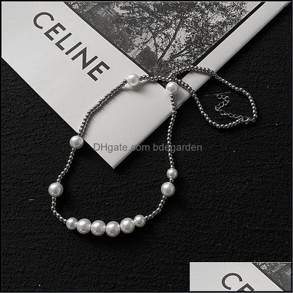 chains necklaces pendants jewelry trendy hip-hop style imitation pearl necklace simple personality men and women same dh1zz, Silver
chains necklaces pendants jewelry trendy hip-hop style imitation pearl necklace simple personality men and women same dh1zz, Silver