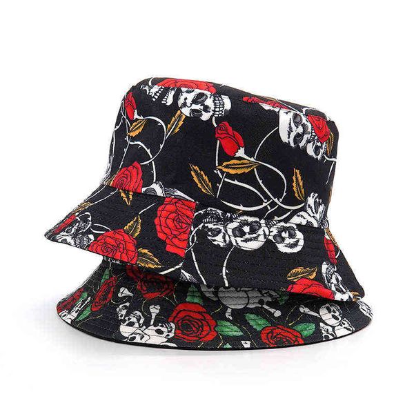 stingy brim hats vintage panama fishermant women men harajuku skull rose print bucket reversible fishing cap 220329, Blue;gray
stingy brim hats vintage panama fishermant women men harajuku skull rose print bucket reversible fishing cap 220329, Blue;gray