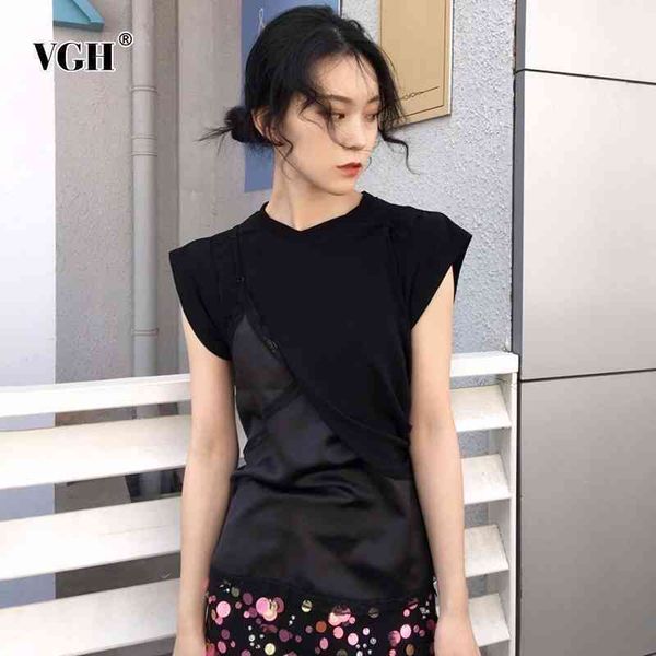 fake two black t shirt for women o neck short sleeve patchwork lace chic female summer fashion clothing 210507, White
fake two black t shirt for women o neck short sleeve patchwork lace chic female summer fashion clothing 210507, White