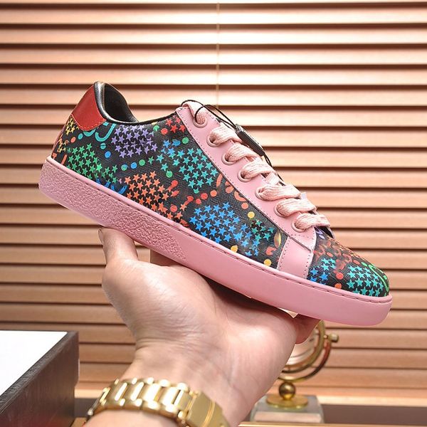 well-made men's and women's casual shoes low flat leather sneakers ace bee shoes mouse scarpe mouth chaussures green red embroider, Black
well-made men's and women's casual shoes low flat leather sneakers ace bee shoes mouse scarpe mouth chaussures green red embroider, Black