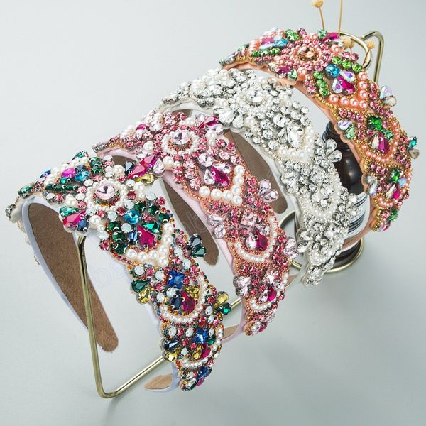 luxury inlaid colorful rhinestone headband fashion hair accessories women full diamond trendy hairbands hair hoop headwaer, Slivery;white
luxury inlaid colorful rhinestone headband fashion hair accessories women full diamond trendy hairbands hair hoop headwaer, Slivery;white