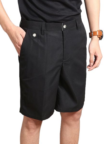 men slant pocket bermuda shorts a72c#, White;black