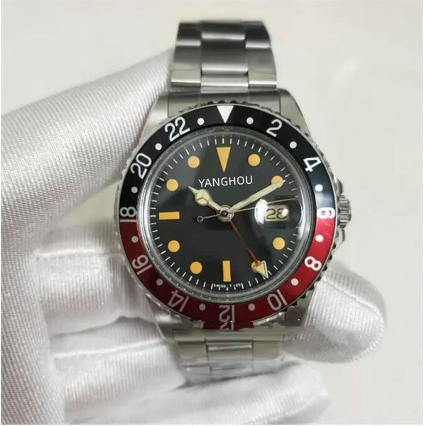bp factory wristwatch latest luxury watch asia 2813 movemen 40mm vintage gmt 1675 pepsi sapphire mechanical automatic retro mens watches, Slivery;brown
bp factory wristwatch latest luxury watch asia 2813 movemen 40mm vintage gmt 1675 pepsi sapphire mechanical automatic retro mens watches, Slivery;brown