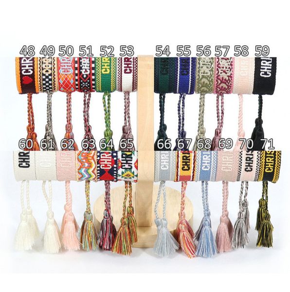 friendship charm bracelets for women men adjustable embroidery brand tassel vintage couple braided jewelry bangles mr4a, Golden;silver
friendship charm bracelets for women men adjustable embroidery brand tassel vintage couple braided jewelry bangles mr4a, Golden;silver