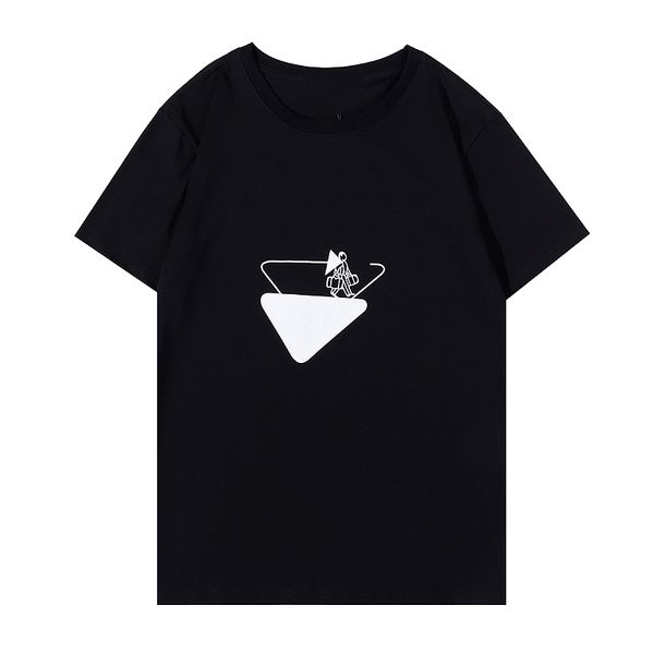 2022 men's t-shirts triangle logo street fashion letter printing casual loose couple designer short-sleeved pullover black and white re, White;black
2022 men's t-shirts triangle logo street fashion letter printing casual loose couple designer short-sleeved pullover black and white re, White;black