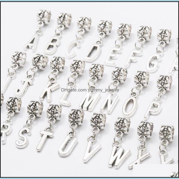 charms jewelry findings components fashion tibet sier plated letter design big hole fit european bracelet necklace diy gift drop delivery, Bronze;silver
charms jewelry findings components fashion tibet sier plated letter design big hole fit european bracelet necklace diy gift drop delivery, Bronze;silver