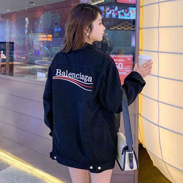 b0ul zor5 family b's new fashion brand european and american paris home embroidery wave coke cowboy jacket couple's style, Black;brown
b0ul zor5 family b's new fashion brand european and american paris home embroidery wave coke cowboy jacket couple's style, Black;brown