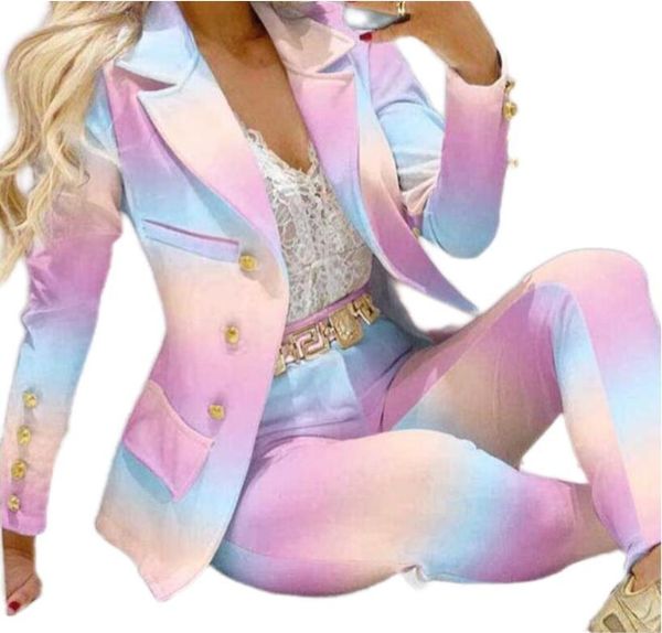women's two piece pants 2022 femme formal jacket & trousers office lady outfits autumn women set chain print blazer suit, White
women's two piece pants 2022 femme formal jacket & trousers office lady outfits autumn women set chain print blazer suit, White