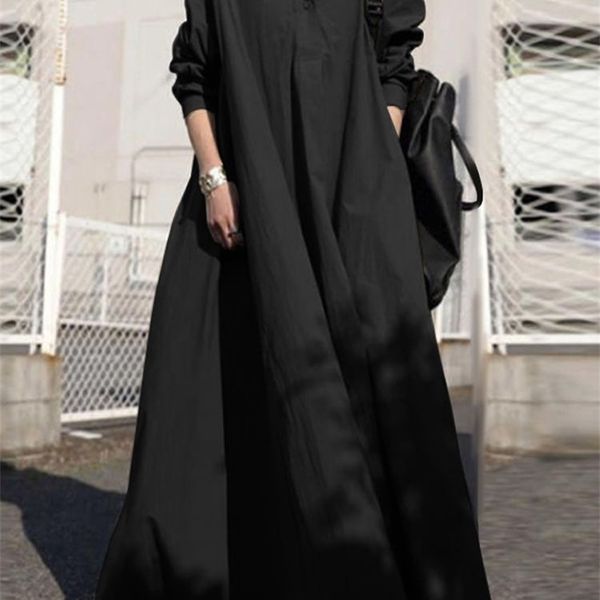 zanzea autumn stylish women vintage long sleeve loose sundress casual maxi dress kaftan femme solid party vestido robe 220521, Black;gray
zanzea autumn stylish women vintage long sleeve loose sundress casual maxi dress kaftan femme solid party vestido robe 220521, Black;gray
