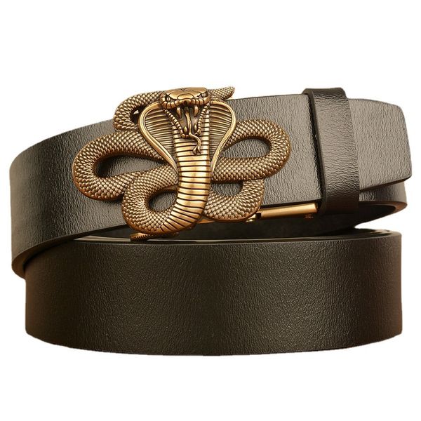 men's designer belt classic fashion business casual belt wholesale women's cobra metal automatic buckle leather width 3.8cm with b, Black;brown
men's designer belt classic fashion business casual belt wholesale women's cobra metal automatic buckle leather width 3.8cm with b, Black;brown