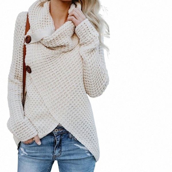 women's sweaters fashion buttons patchwork knitted sweater casual winter turtleneck pullover ladies female women long sleeve blusa jum, White;black
women's sweaters fashion buttons patchwork knitted sweater casual winter turtleneck pullover ladies female women long sleeve blusa jum, White;black