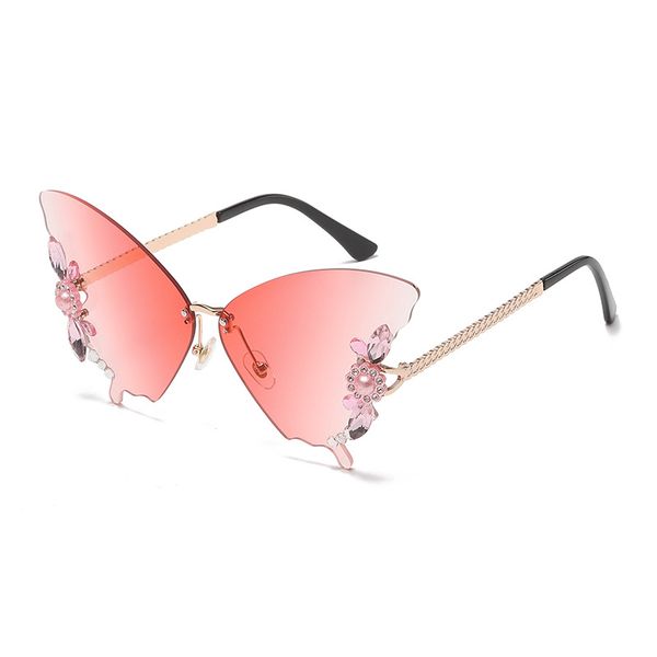 new fashion designer sunglasses cross border diamond rimless rhinestone sun sunglasses women advanced sense ins large thin face, White;black
new fashion designer sunglasses cross border diamond rimless rhinestone sun sunglasses women advanced sense ins large thin face, White;black