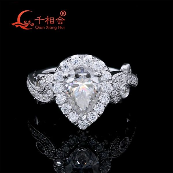 s925 silver 7x10mm pear brilliant cut white edge of the waves engagement anniversary luxury gifts 220817, Slivery;golden
s925 silver 7x10mm pear brilliant cut white edge of the waves engagement anniversary luxury gifts 220817, Slivery;golden