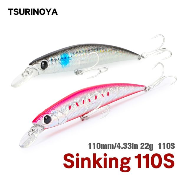 tsurinoya 110s umpan pancing air asin tenggelam ikan kecil pengecoran panjang dw77 110mm 22g umpan keras danau sungai trout besar jerkbait 2
tsurinoya 110s umpan pancing air asin tenggelam ikan kecil pengecoran panjang dw77 110mm 22g umpan keras danau sungai trout besar jerkbait 2