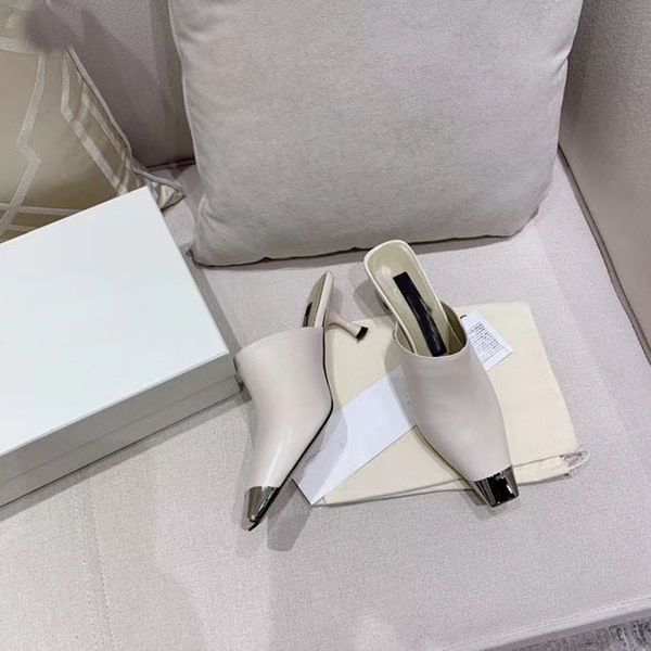 italian real leather bottom women's designer small square head slippers women's summer sandals high heels 5.5cm semi slip large 35, Black
italian real leather bottom women's designer small square head slippers women's summer sandals high heels 5.5cm semi slip large 35, Black