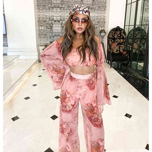 women's two piece pants summer women's fashion suit chiffon printed off shoulder long sleeve jacket casual wide leg pants two-piec, White
women's two piece pants summer women's fashion suit chiffon printed off shoulder long sleeve jacket casual wide leg pants two-piec, White