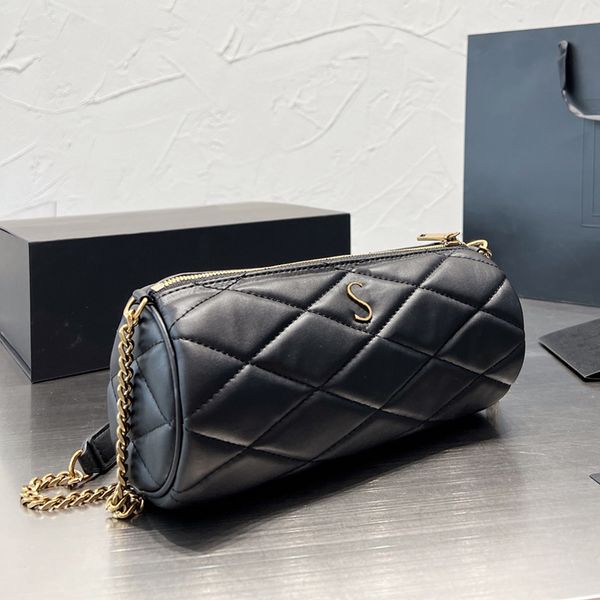 cylinder crossbody bags women handbag chain bucket bag thread shoulder bag metal zipper hardware letters genuine leather wallets
cylinder crossbody bags women handbag chain bucket bag thread shoulder bag metal zipper hardware letters genuine leather wallets