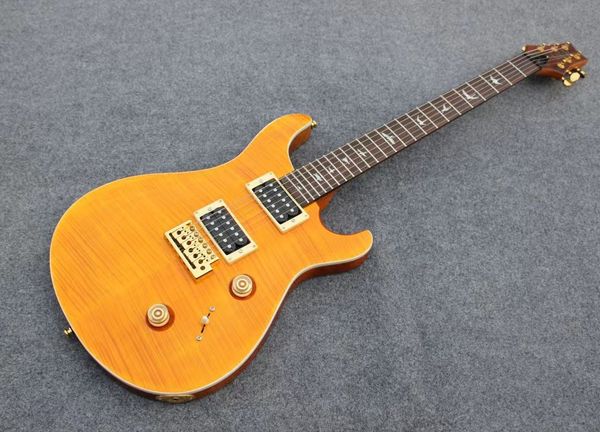 yellow prs electric guitar neck through body a flame maple fingerboard rosewood frets 24 inlays birds gold hardware can be customized
yellow prs electric guitar neck through body a flame maple fingerboard rosewood frets 24 inlays birds gold hardware can be customized