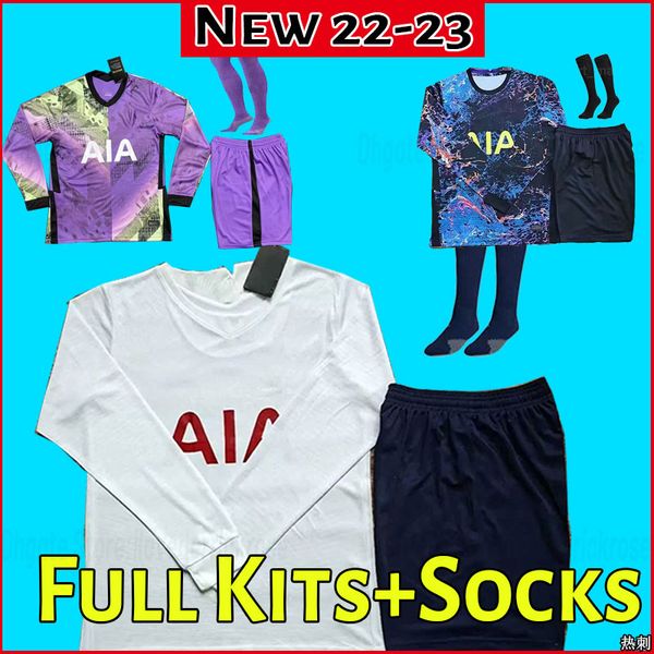 long sleeve 22 23 kane son kulusevski soccer jerseys hojbjerg 2021 2022 2023 lucas dele third 3rd football kit shirt bryan purple men sets, Black;yellow
long sleeve 22 23 kane son kulusevski soccer jerseys hojbjerg 2021 2022 2023 lucas dele third 3rd football kit shirt bryan purple men sets, Black;yellow