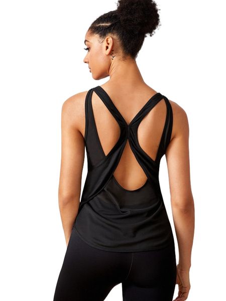 solid cut out criss cross back sports tee 22mx#, Gray 
solid cut out criss cross back sports tee 22mx#, Gray