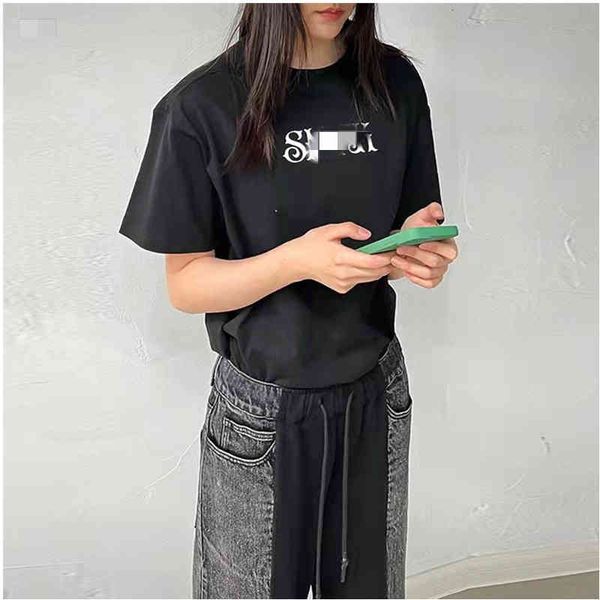 women's t-shirt sm summer niche fashion brand cotton loose wide short sleeve t-shirt women, White
women's t-shirt sm summer niche fashion brand cotton loose wide short sleeve t-shirt women, White
