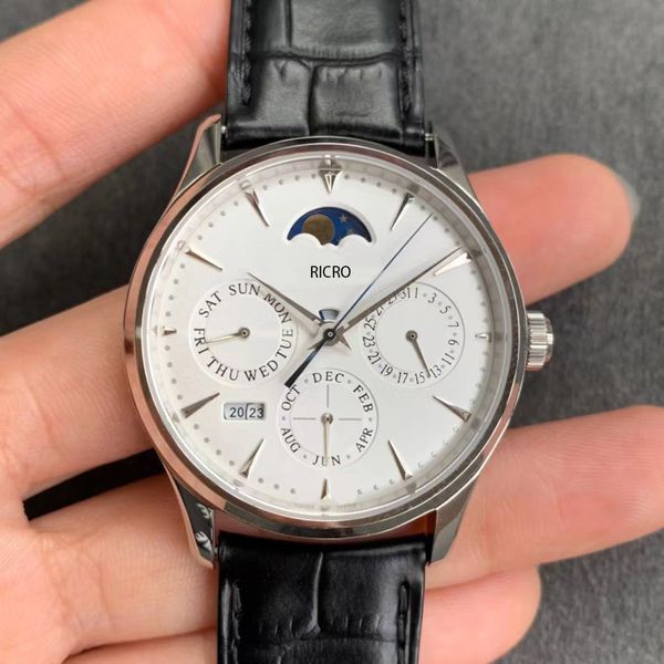 men's automatic mechanical watch v9 factory manufacturing 868 movement calendar sapphire mirror 39x11.5mm size, Slivery;brown
men's automatic mechanical watch v9 factory manufacturing 868 movement calendar sapphire mirror 39x11.5mm size, Slivery;brown
