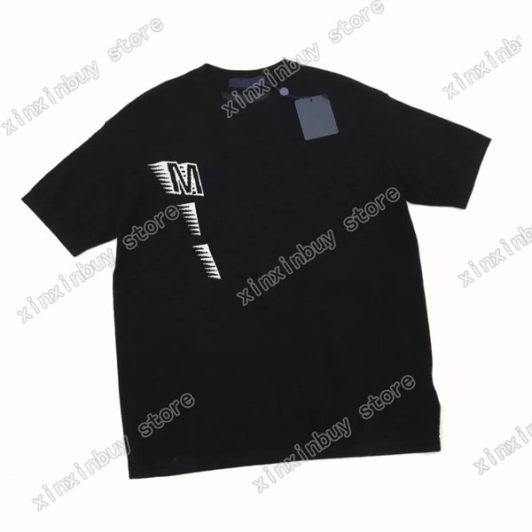 22ss men women designers t shirt tee knitting green letter jacquard fabric man fashion streetwear green black white xs, White;black
22ss men women designers t shirt tee knitting green letter jacquard fabric man fashion streetwear green black white xs, White;black