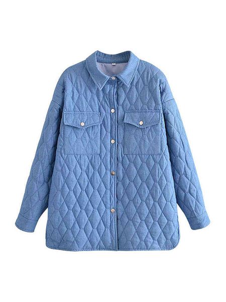 botvotee jean jacket women parkas winter clothes oversize fall vintage coat argyle cotton liner denim jacket blue l220714, Black;brown
botvotee jean jacket women parkas winter clothes oversize fall vintage coat argyle cotton liner denim jacket blue l220714, Black;brown