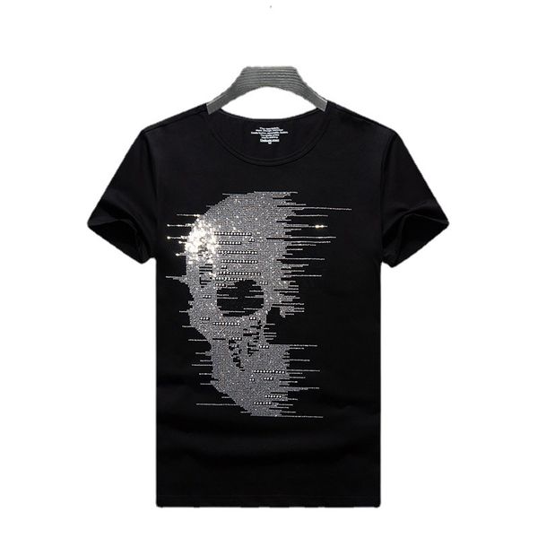 british style mens summer skull t shirts blingbling t-shirt homme fashion streetwear rhinestones print man tees camisetas hombre, White;black
british style mens summer skull t shirts blingbling t-shirt homme fashion streetwear rhinestones print man tees camisetas hombre, White;black