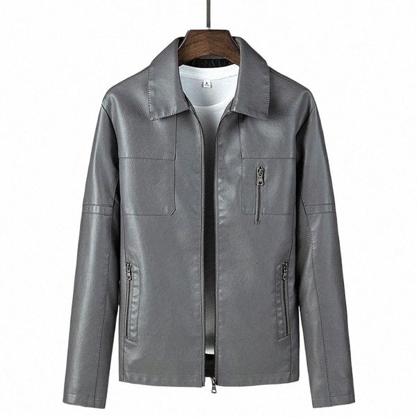 men's jackets fashion casual leather jacket youth lapel handsome motorcycle x7nr#, Black;brown
men's jackets fashion casual leather jacket youth lapel handsome motorcycle x7nr#, Black;brown