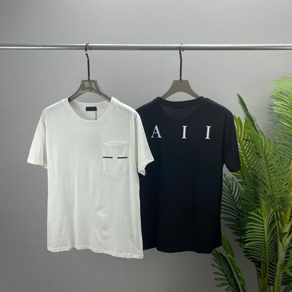 men's t-shirts new design letter print short sleeve t-shirt chest pocket decorated classic versatile t shirts men women black white tee, White;black
men's t-shirts new design letter print short sleeve t-shirt chest pocket decorated classic versatile t shirts men women black white tee, White;black