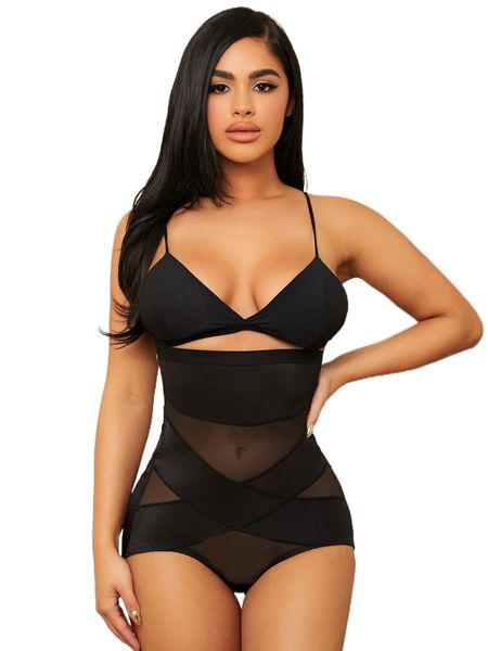 contrast mesh criss cross shapewear panty c977#, Black;red
contrast mesh criss cross shapewear panty c977#, Black;red
