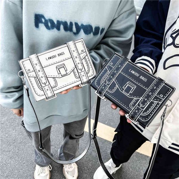 design fashion bag women's 2022 new printed box personalized versatile messenger small square couple shoulder bags
design fashion bag women's 2022 new printed box personalized versatile messenger small square couple shoulder bags