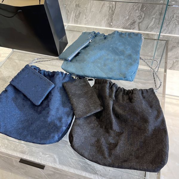 denim shopping bag large capacity simple leisure style chain design single shoulder messenger bag fashion designer bags
denim shopping bag large capacity simple leisure style chain design single shoulder messenger bag fashion designer bags