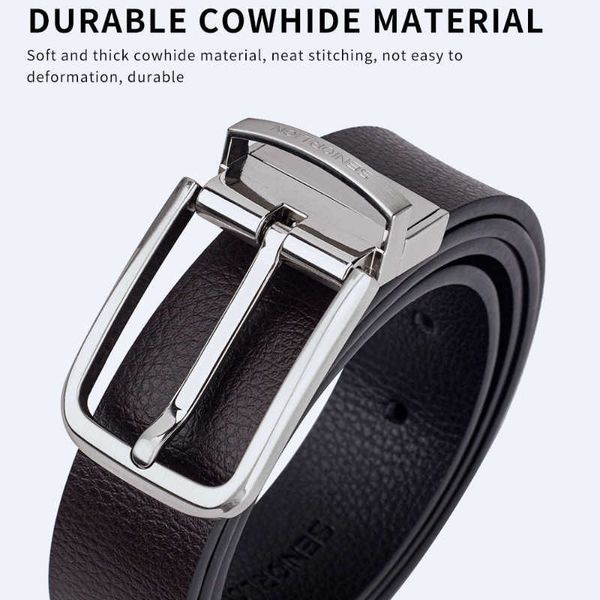 2022 elling men's classic luxury belt business needle buckle trouser waistband double-sided genuine leather wedding dress belt, Black;brown
2022 elling men's classic luxury belt business needle buckle trouser waistband double-sided genuine leather wedding dress belt, Black;brown