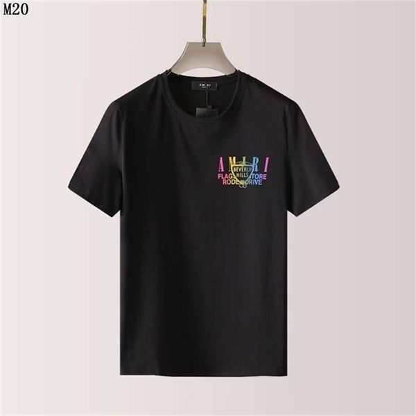 2021 mens t-shirts men's amirs korean version high street fashion men color printed letters youth short sleeve t-shirt men m20 op, White;black
2021 mens t-shirts men's amirs korean version high street fashion men color printed letters youth short sleeve t-shirt men m20 op, White;black