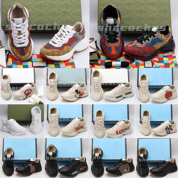 designer casual shoes beige men trainers vintage luxury chaussures rhyton sneaker women strawberry wave big mouth tiger rat pattern web trai, Black
designer casual shoes beige men trainers vintage luxury chaussures rhyton sneaker women strawberry wave big mouth tiger rat pattern web trai, Black