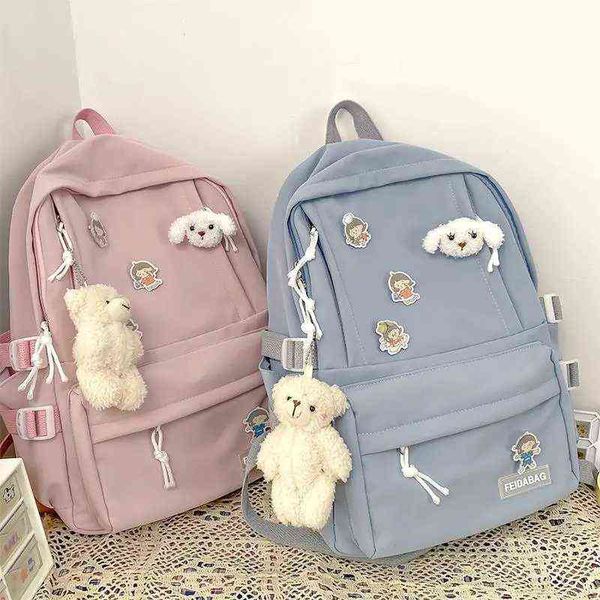 backpack korean style woman schoolbag for teenage girls female lady fashion middle school student book pack 220628
backpack korean style woman schoolbag for teenage girls female lady fashion middle school student book pack 220628