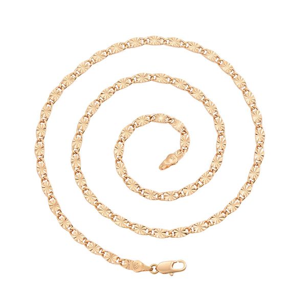 420n 60 cm x 4 mm 18k gold plated engraving chain necklaces for men women fashion jewelry, Silver
420n 60 cm x 4 mm 18k gold plated engraving chain necklaces for men women fashion jewelry, Silver