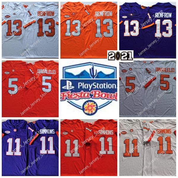 13 hunter renfrow jersey 5 d.j. uiagalelei jerseys 11 isaiah simmons jersey 2022 ncaa clemson tigers stitched college football wear, Black
13 hunter renfrow jersey 5 d.j. uiagalelei jerseys 11 isaiah simmons jersey 2022 ncaa clemson tigers stitched college football wear, Black