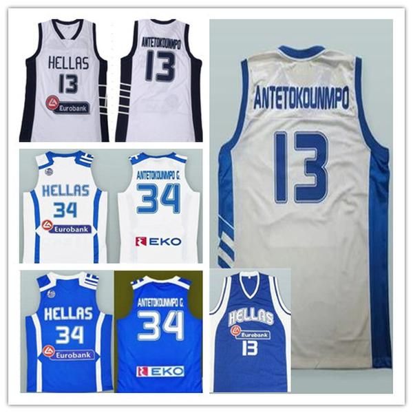 hellas team greece basketball stitched jersey 13 giannis antetokounmpo white blue university wears size s-2xl, Black;red
hellas team greece basketball stitched jersey 13 giannis antetokounmpo white blue university wears size s-2xl, Black;red