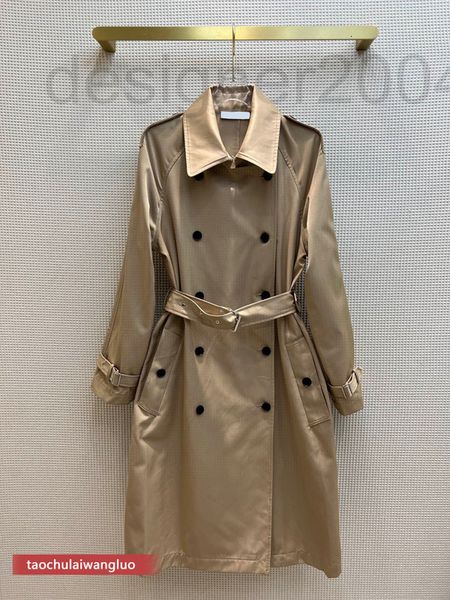 women's trench coats designer cw39266 shenzhen nanyou double row button long windbreaker coat temperament high end women's wear 0o, Tan;black 
women's trench coats designer cw39266 shenzhen nanyou double row button long windbreaker coat temperament high end women's wear 0o, Tan;black