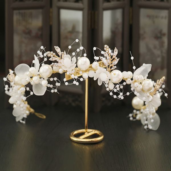 pearl flower gold headband crystal jewelry wedding handmade headpiece hair decoration accessories bride tiara headdress 220719, Slivery;golden
pearl flower gold headband crystal jewelry wedding handmade headpiece hair decoration accessories bride tiara headdress 220719, Slivery;golden