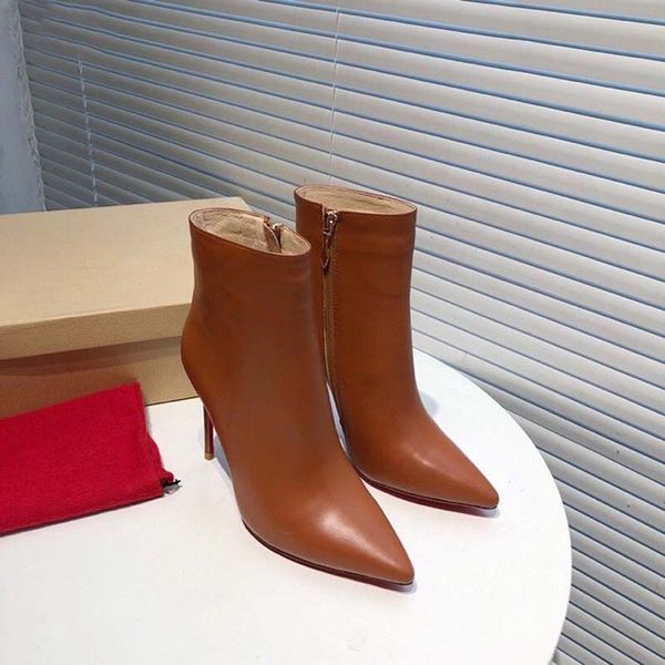 womens red sole high heel boots luxury designer grain calfskin ankle boots metallic effect treatment side tonal stretch rubber debossed, Black
womens red sole high heel boots luxury designer grain calfskin ankle boots metallic effect treatment side tonal stretch rubber debossed, Black