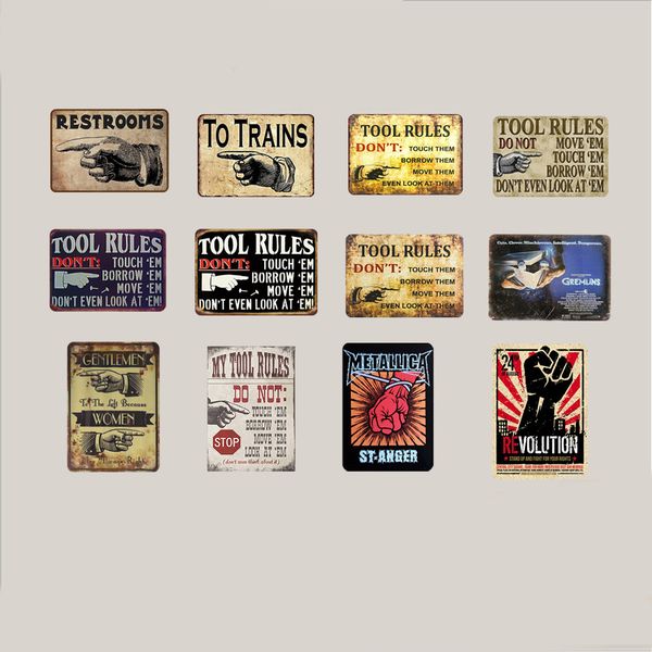 gesture european and american tinplate tin painting bar home decorations frameless painting living room decor size 20x30cm
gesture european and american tinplate tin painting bar home decorations frameless painting living room decor size 20x30cm