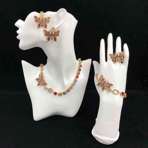 butterfly vegetable rhinestone necklace open bracelet brass material fashion versatile ring, Silver
butterfly vegetable rhinestone necklace open bracelet brass material fashion versatile ring, Silver