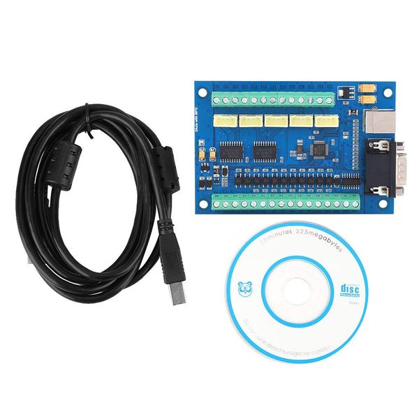 mach3 usb 5 axis 100khz motion controller card breakout board for cnc engraving 12-24v
mach3 usb 5 axis 100khz motion controller card breakout board for cnc engraving 12-24v