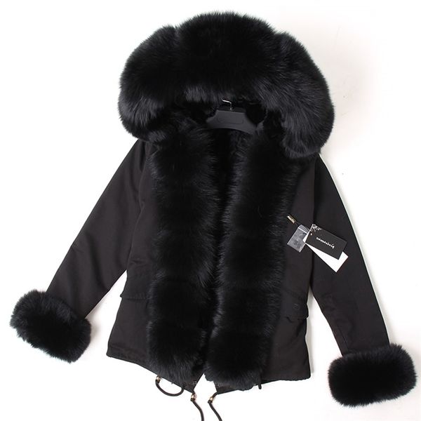 maomaokong black fur collar winter coat women jacket natural fur bunny lined jacket coats
maomaokong black fur collar winter coat women jacket natural fur bunny lined jacket coats
