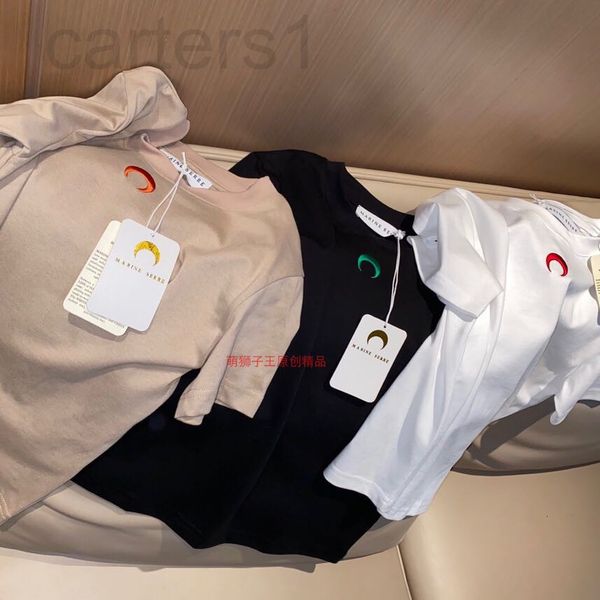 women's t-shirt designer marineserre 22 summer novelty moon embroidery t-shirt slim short round neck sleeve women's fashion d137, White
women's t-shirt designer marineserre 22 summer novelty moon embroidery t-shirt slim short round neck sleeve women's fashion d137, White