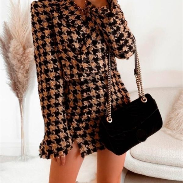 women vintage elegant houndstooth coat and plaid skirts suits female fashion cropped texture blazers mini set 220323, White
women vintage elegant houndstooth coat and plaid skirts suits female fashion cropped texture blazers mini set 220323, White